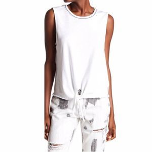 True Religion‎ White Tie Front Tank Top Shirt Sz XS